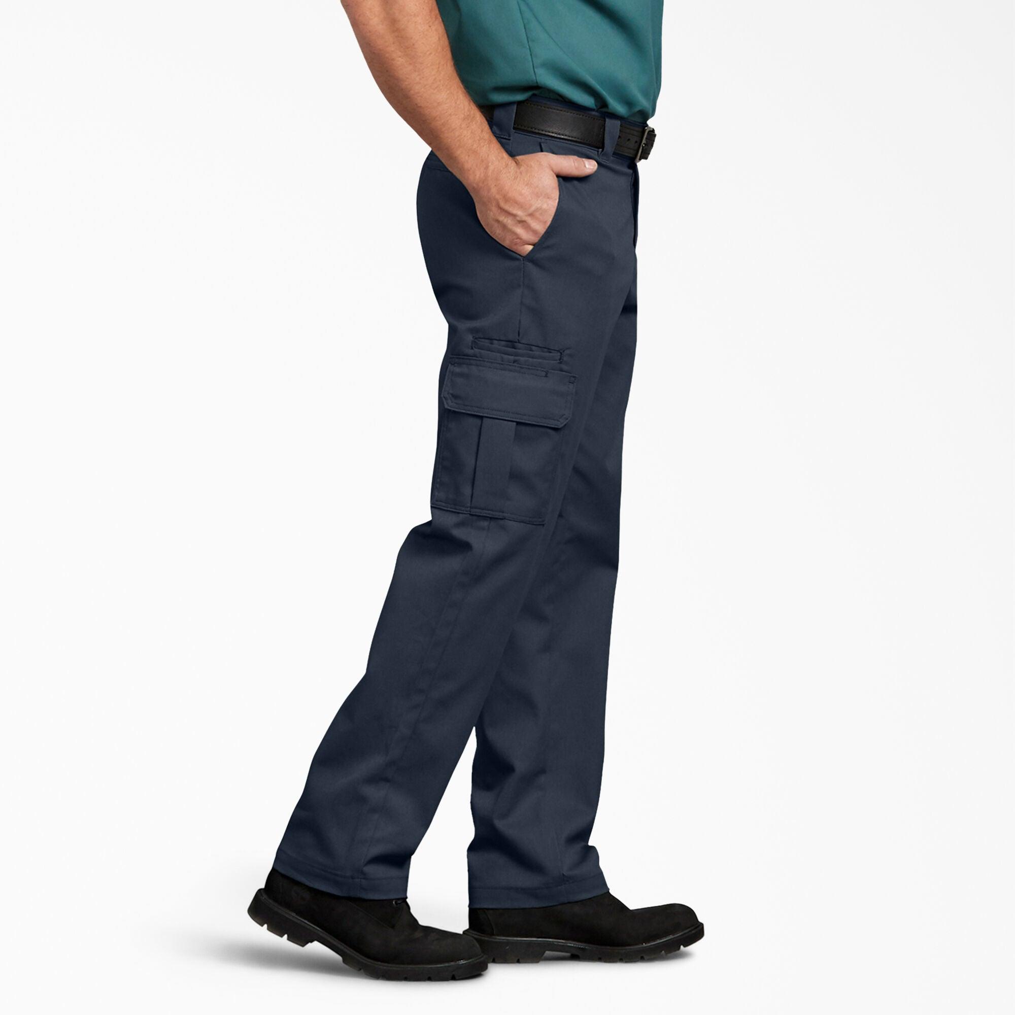 Buy Navy Blue Straight-Fit Cargo Pants for Men Online in India -Beyoung